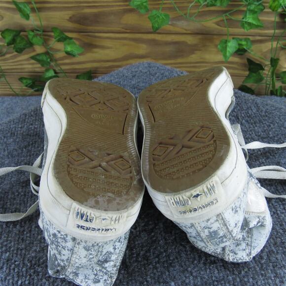 Converse Men Mid Chuck Taylor II Retro Sneaker Gray Synthetic Sz 10 Medium Used - Picture 5 of 6